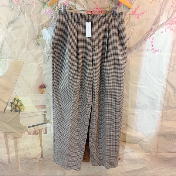 NEW Velvet by Graham & Spencer Plaid Trousers - Picture 2 of 11